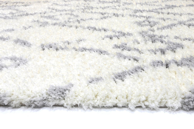 Accorom Fes Shag Cream Silver Rug