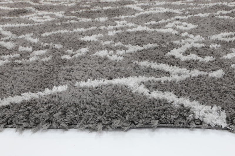 Accorom Fes Shag Grey Silver Rug