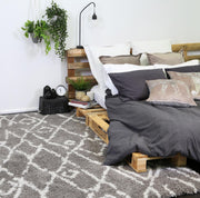 Accorom Fes Shag Grey Silver Rug