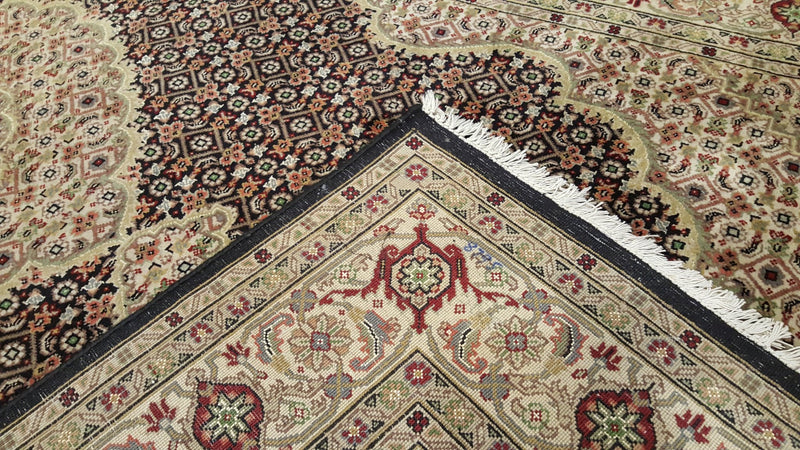 Persian Fish Design Runner Rug Handmade