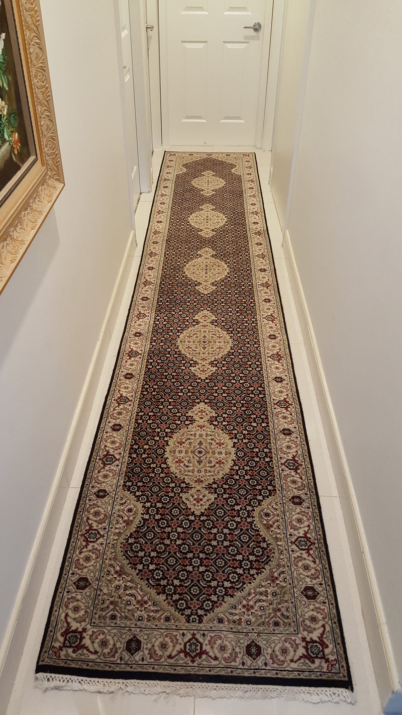 Persian Fish Design Rug Handmade