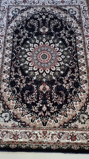 SilkVera Medallion Navy Uniart Rug