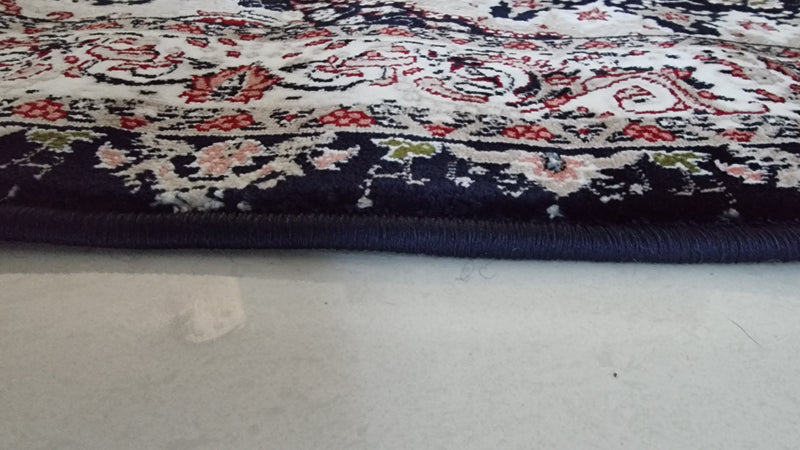 SilkVera Medallion Navy Uniart Rug