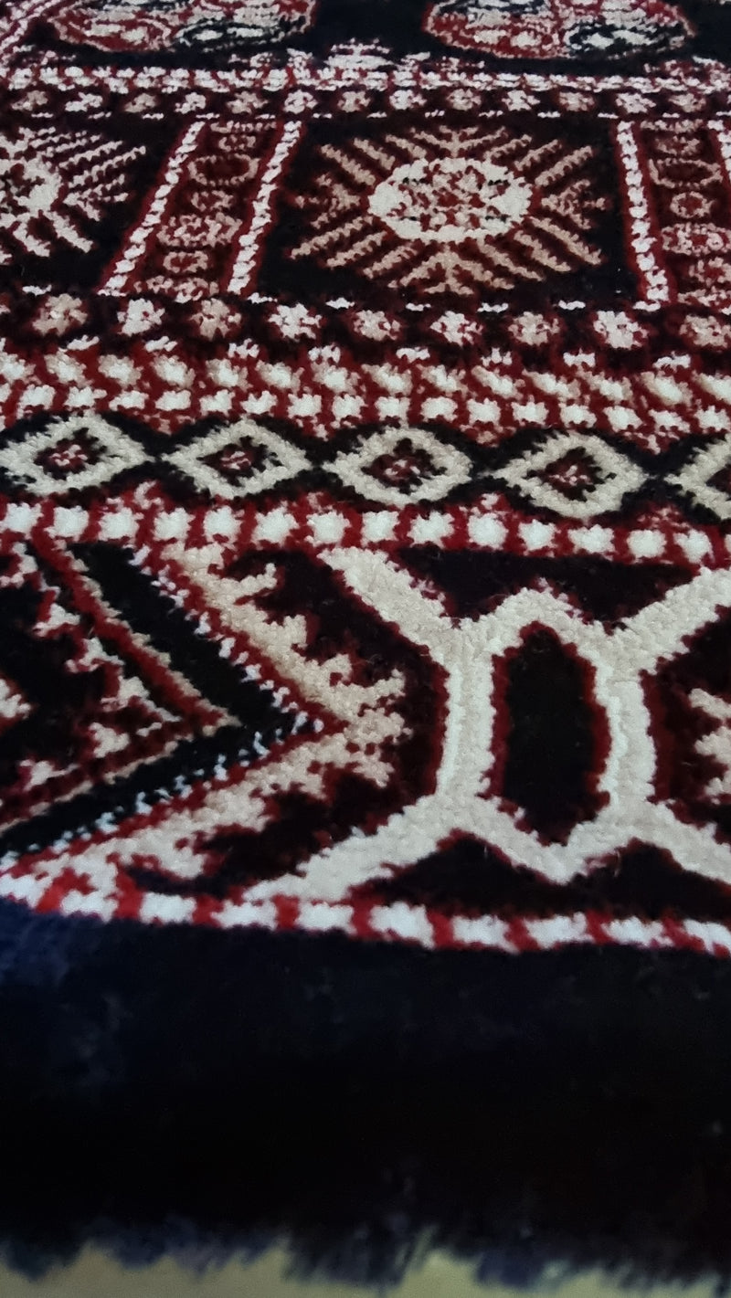 SilkVera Philpa Navy Red Uniart Rug