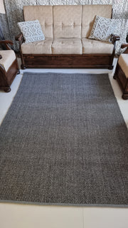 Cashmere Dark Grey Uniart Rug
