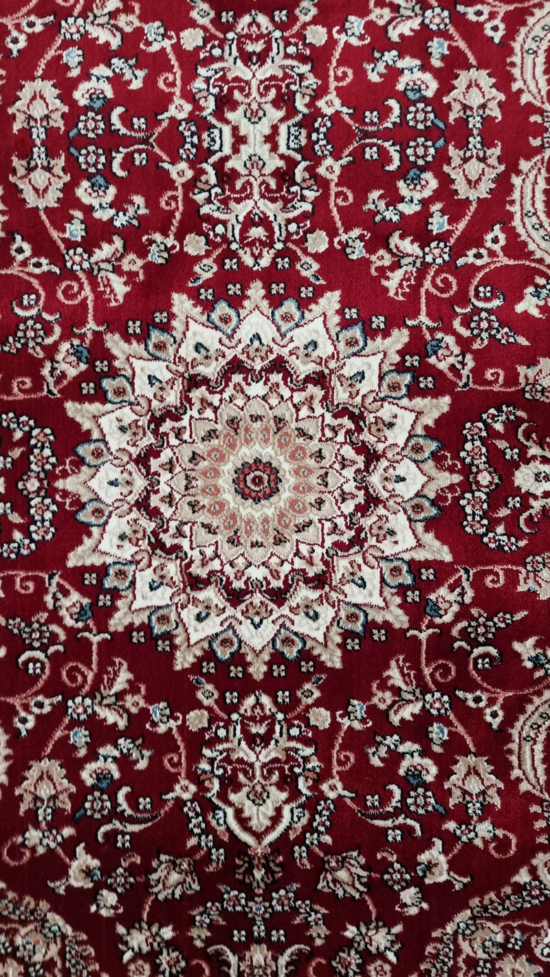 SilkVera Medallion Read Uniart Rug