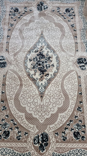 SilkVera Medallion White Uniart Rug