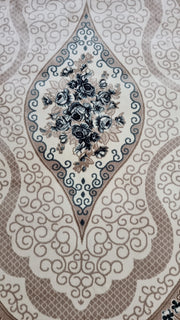 SilkVera Medallion White Uniart Rug