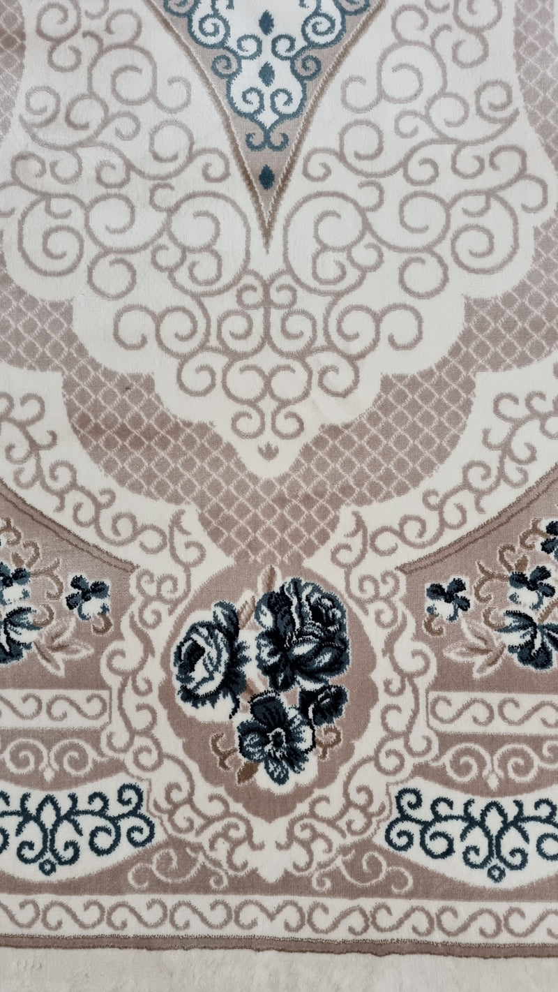 SilkVera Medallion White Uniart Rug