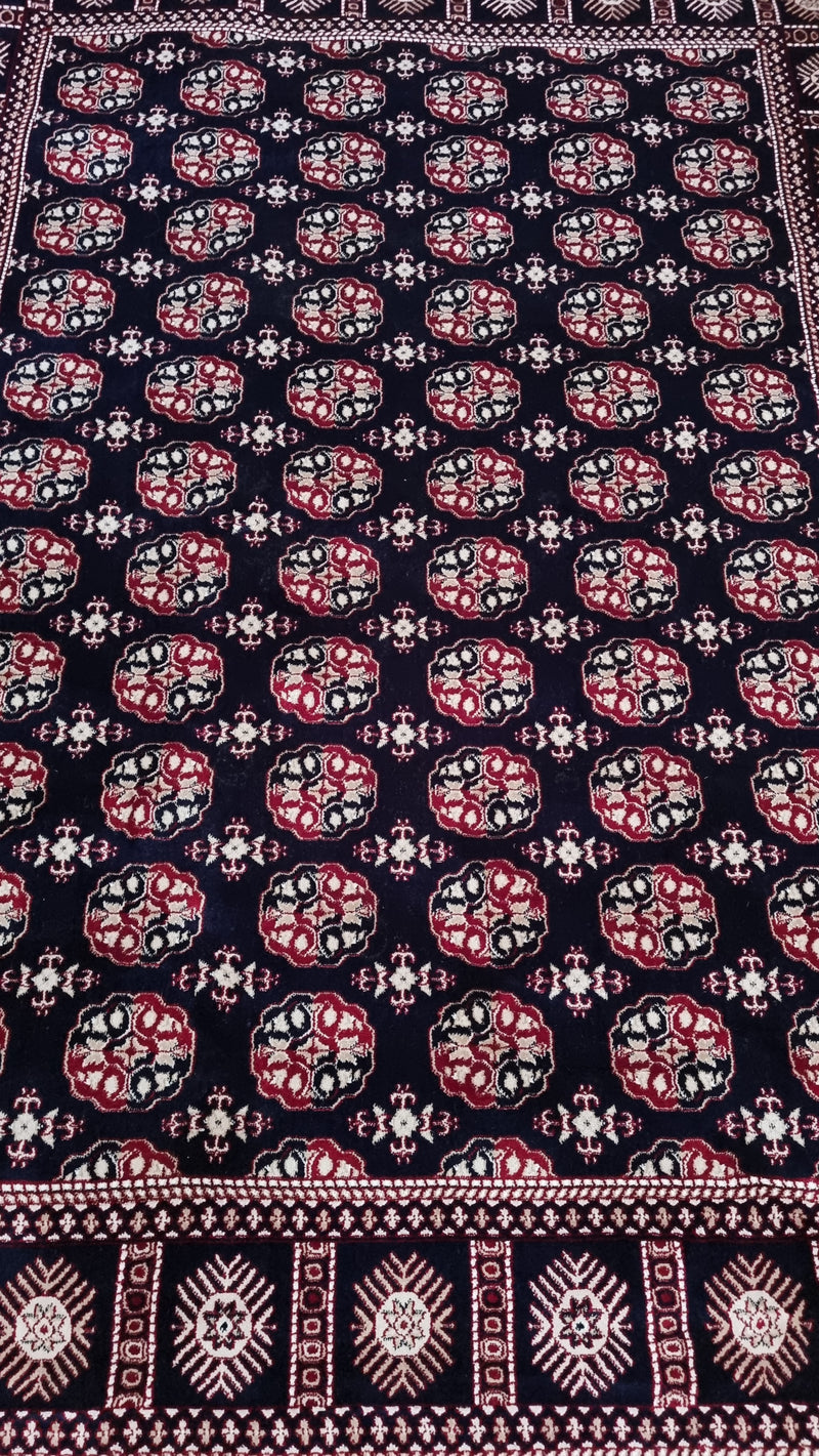 SilkVera Philpa Navy Red Uniart Rug