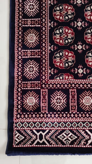 SilkVera Philpa Navy Red Uniart Rug