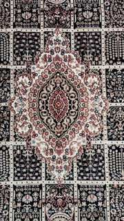 SilkVera Squares Navy Uniart Rug