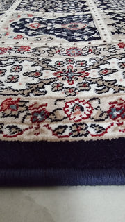 SilkVera Squares Navy Uniart Rug