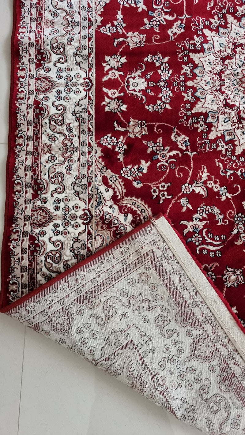 SilkVera Medallion Read Uniart Rug