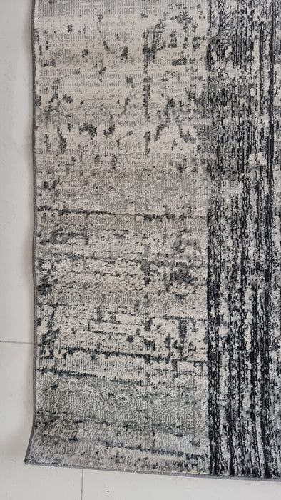 Roza Charcoal Contemporary Rug