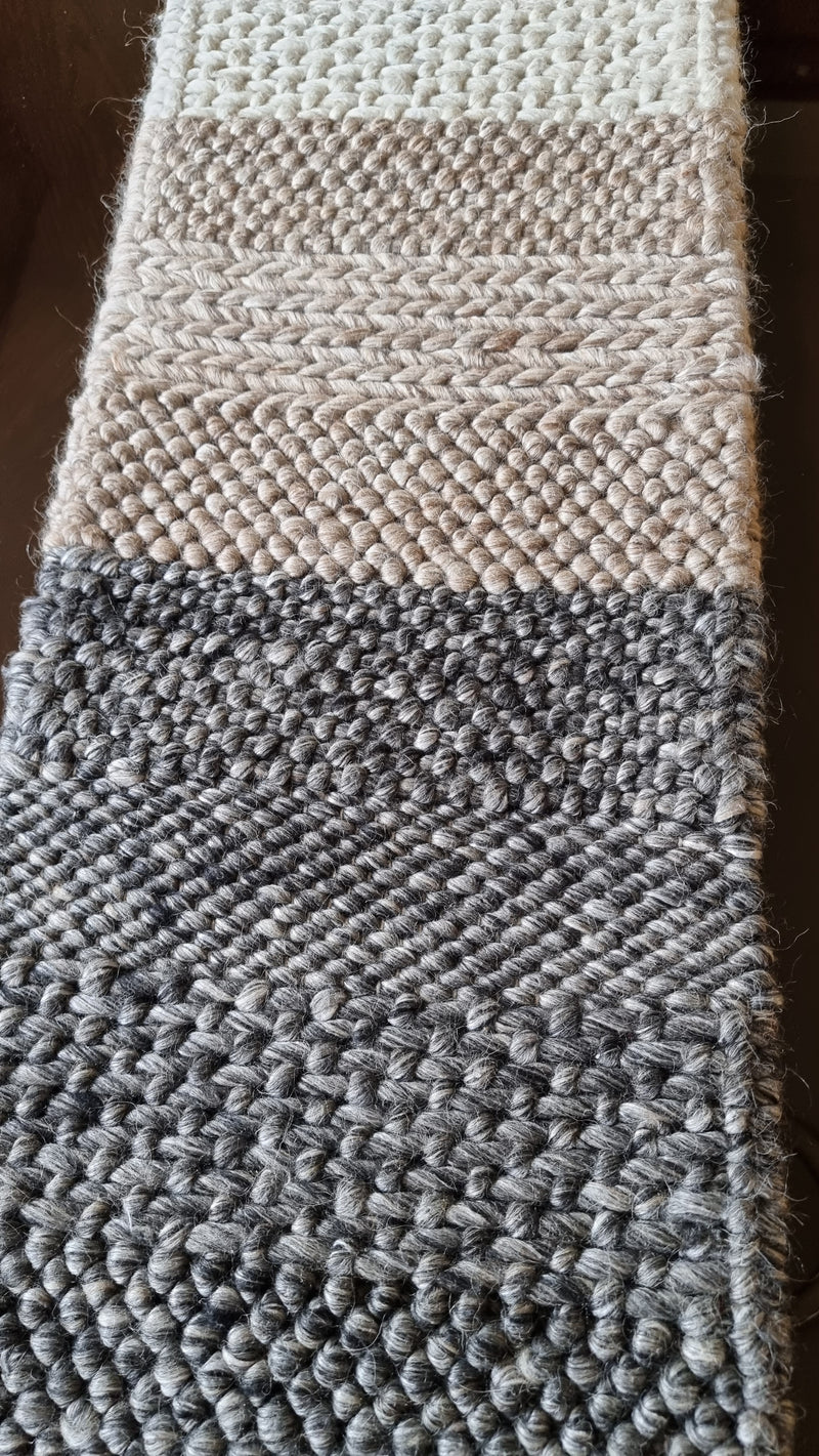 Wool berg Stripe Table Runner