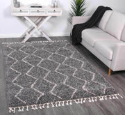 Casa Maria Fleck Tribal Grey Rug