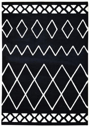 Vicinal Sot Black White Rug