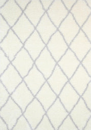 Accorom Nomi shag Cream Silver Rug
