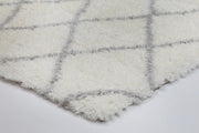 Accorom Nomi shag Cream Silver Rug