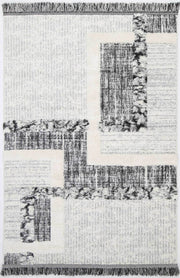 Smut Tribal Modern Cream Rug