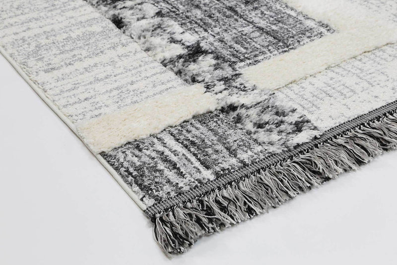 Smut Tribal Modern Cream Rug