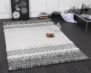 Smut Tribal Edge Cream Rug