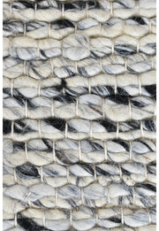 Lilian Ivory Black Rug