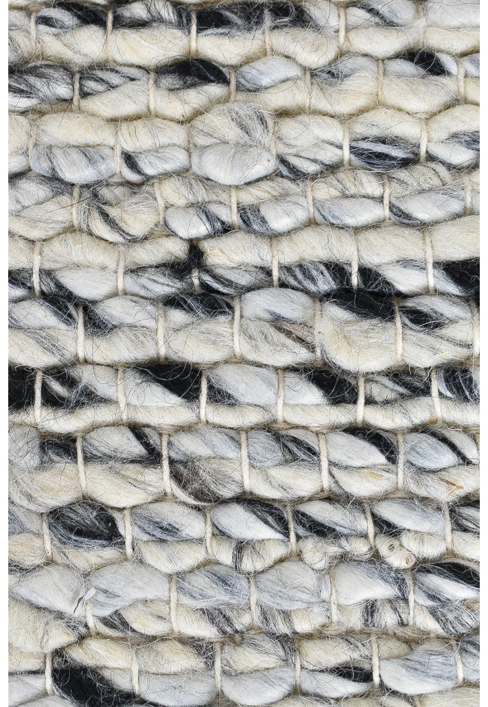 Lilian Ivory Black Rug