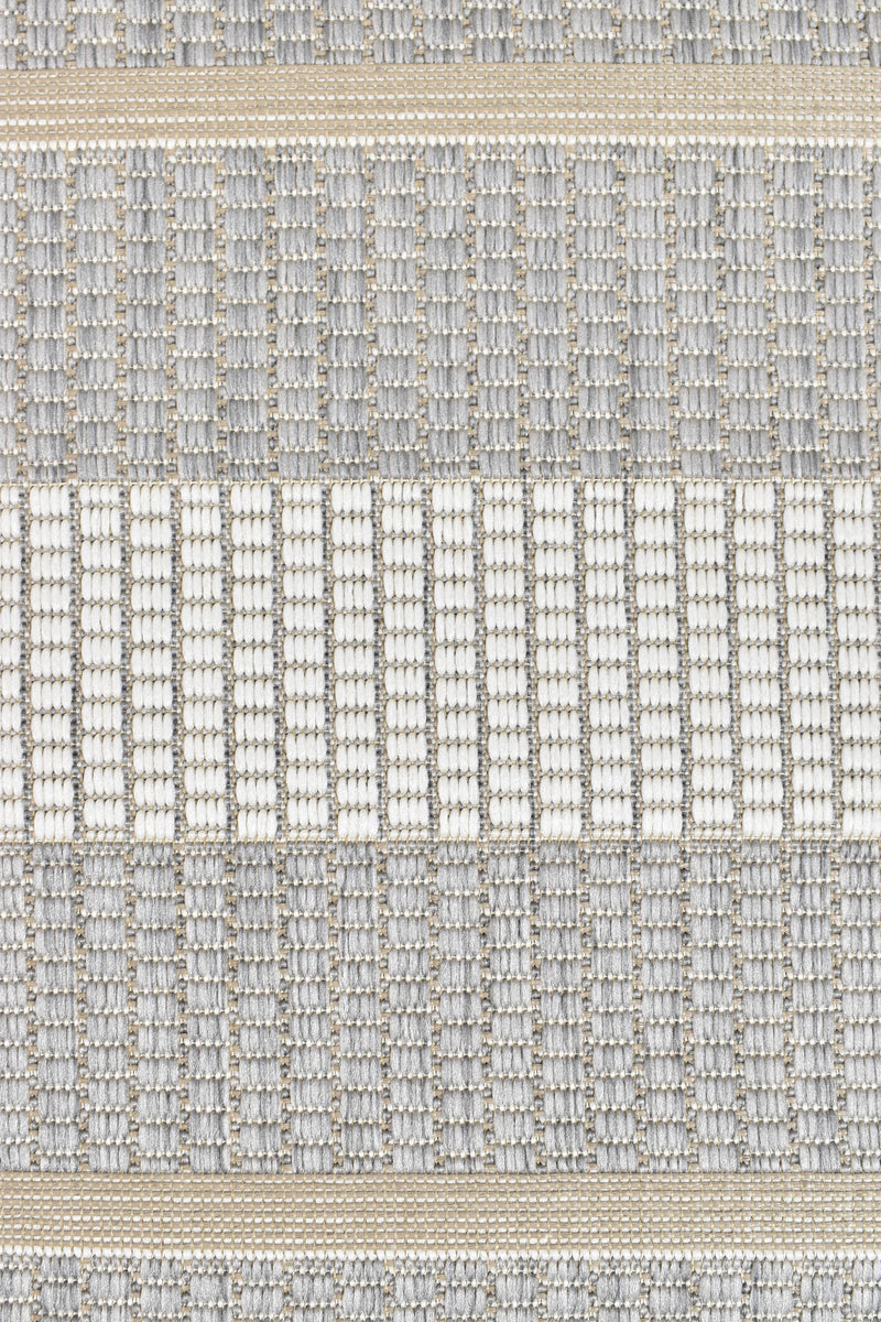 Alma Line Grey Cream rug