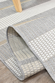 Alma Line Grey Cream rug