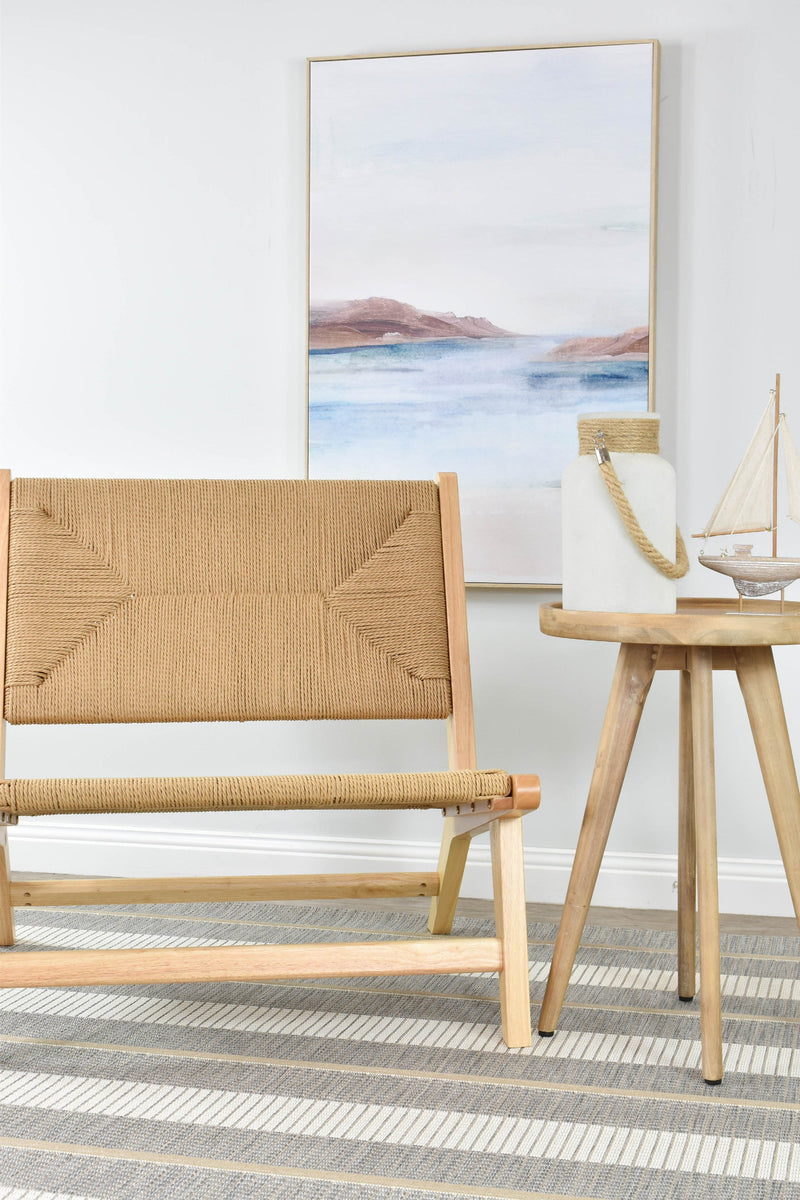 Alma Line Grey Cream rug