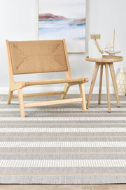 Alma Line Grey Cream rug