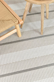 Alma Line Beige Cream Rug