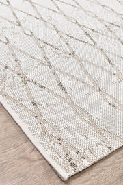 Alma Cross Cream Beige Rug