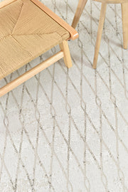 Alma Cross Cream Beige Rug