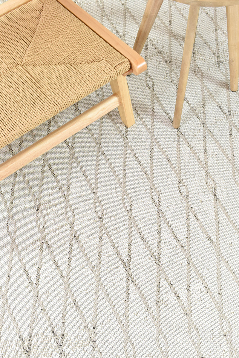 Alma Cross Cream Beige Rug