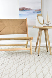 Alma Cross Cream Beige Rug