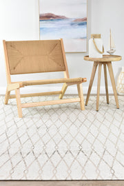 Alma Cross Cream Beige Rug