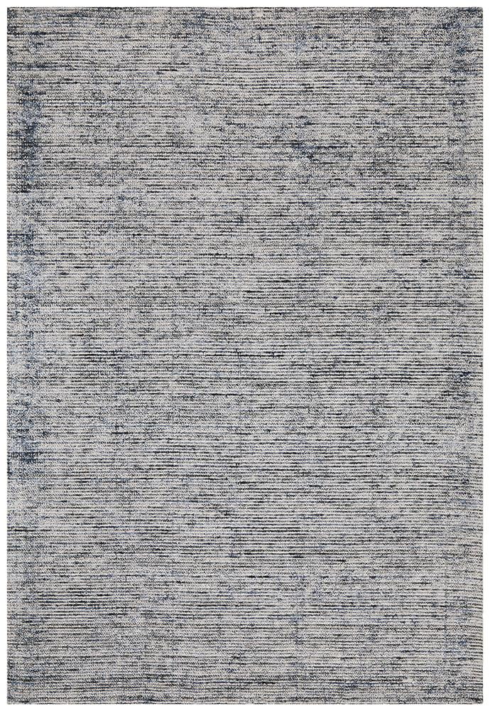 Cloud Indigo Cotton Rayon Rug