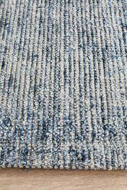 Cloud Indigo Cotton Rayon Rug