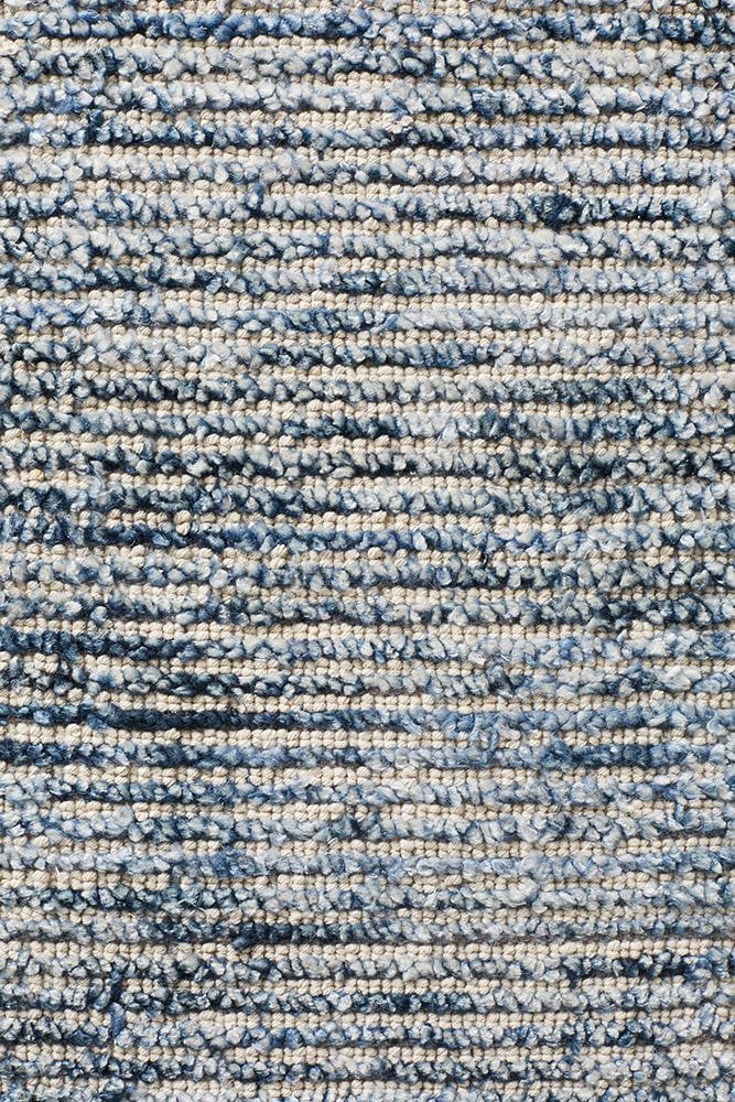 Cloud Indigo Cotton Rayon Rug