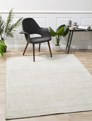 Cloud Ivory Cotton Rayon Rug