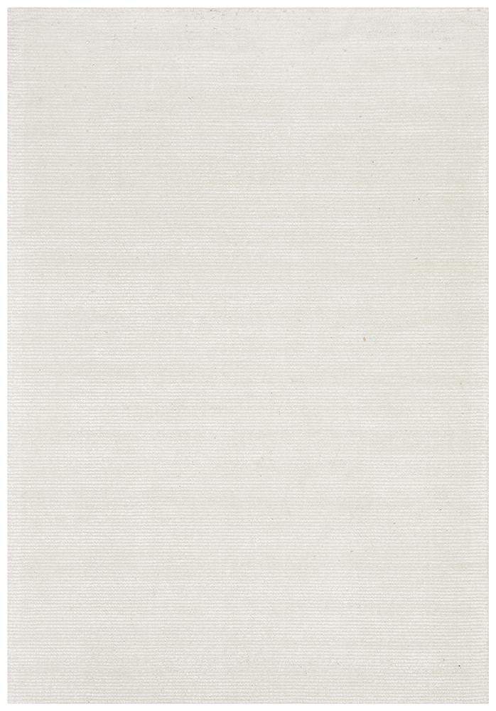 Cloud Ivory Cotton Rayon Rug