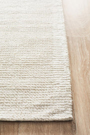Cloud Ivory Cotton Rayon Rug