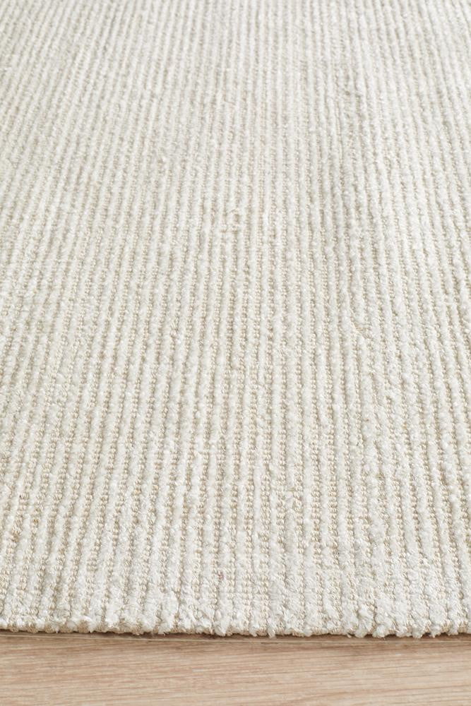 Cloud Ivory Cotton Rayon Rug