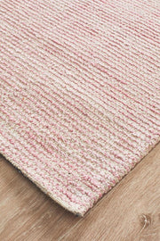 Cloud Rose Cotton Rayon Rug