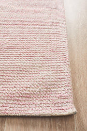Cloud Rose Cotton Rayon Rug