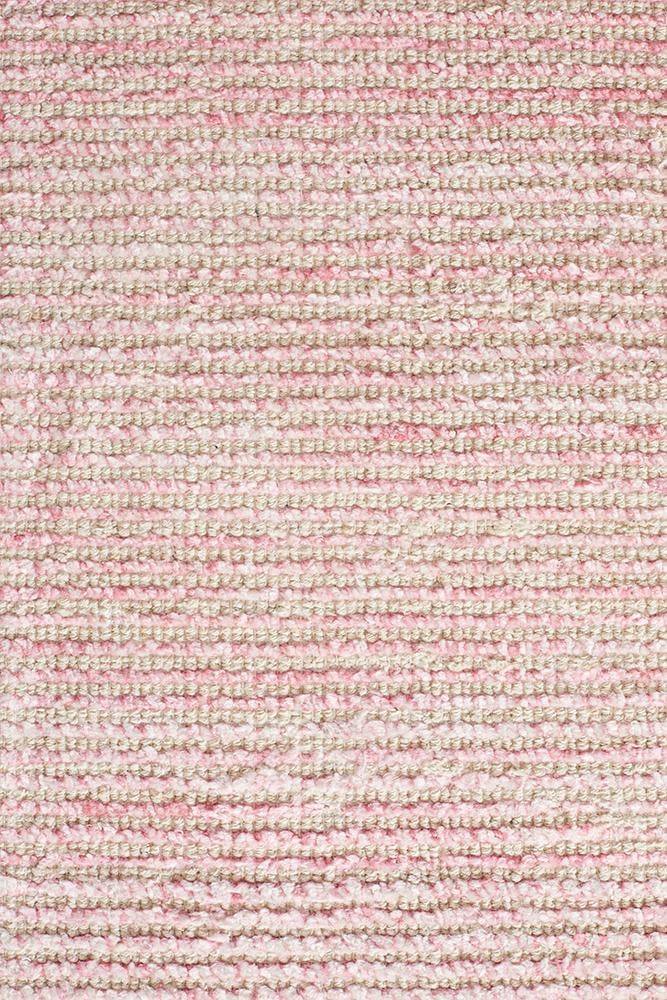 Cloud Rose Cotton Rayon Rug