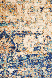 Venice Stunning Designer Rug Ivory Blue